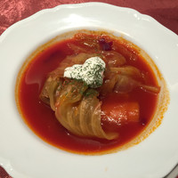Russian Restaurant ROGOVSKI 銀座 - オリジナルのボルシチ（豚）