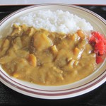 稲倉山荘 - カレーライス(斜めから)