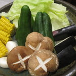 おんどる - 焼野菜の盛合せ 500円(税別)