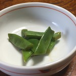 はちのこ - いんげんの素揚げ