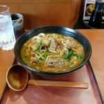 讃歌うどん はんげしょう - 黒毛和牛牛肉ときざみあげカレーうどん 980円