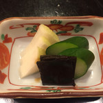 懐石料理 はし本 - ぬか漬け(48年物)