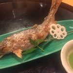 懐石料理 はし本 - 鮎の塩焼き