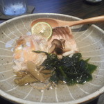 松もと - 鯛兜・若布・初茸・じゅんさい