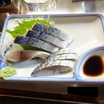 久村の酒場 - 自家製〆さばの刺身