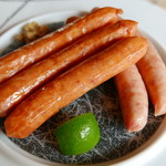 ろばたやき山ろく - 新作：山ろくソーセージ