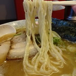 ラーメン ツバメ - 煮干し中華そば　しお・麺