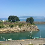 Michino Eki Ooyama - 道の駅から望む漁港と土佐湾