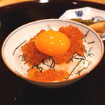 割烹 山路 - ミニイクラ丼