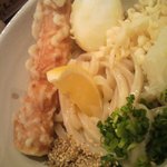 手打ちうどん まんでがん製麺所 - 綺麗な盛りつけ