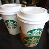 Starbucks - ドリンク写真:ホットコーヒーとカフェラテ