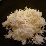 山玄茶 - じゃこを振りかけて