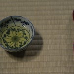 瓢亭 - 染付けの汲み出し