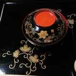 瓢亭 - 桔梗蒔絵椀