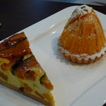 KABOCHA - カボチャのチーズケーキとカボチャのモンブラン♪