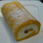 KABOCHA - 米粉のカボチャロールケーキ☆面白い生地感です。