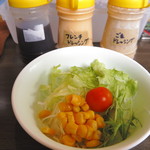まんぷくステーキ&ハンバーグ ニクカ - 食べホのサラダ