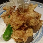 個室×鶏料理 鶏こまち　さかいや - 青森県産あべどりモモ肉の塩ザンギ