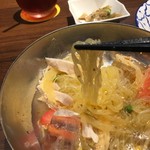 ロンフーダイニング - 冷麺の麺
