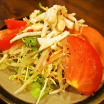 味楽 - 付き出し（烏賊サラダ）
