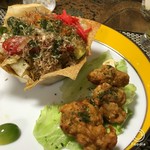 吉祥寺 YAKISOBA 四季 - ざんぎ乗せ焼きそば