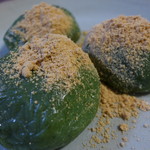 丸政野原商店 - きな粉をかけて