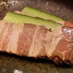 小料理 わみや - 【H28.9.24】 臘肉。赤城鶏。パテドカンパーニュ。