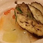 小料理 わみや - 【H28.9.24】 茄子と冬瓜とイクラのすりながし。