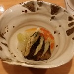 小料理 わみや - 【H28.9.24】 茄子と冬瓜とイクラのすりながし。