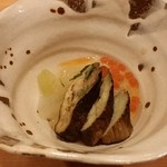 小料理 わみや - 【H28.9.24】 茄子と冬瓜とイクラのすりながし。