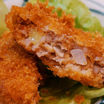 立飲み たきおか - 熱々の揚げたてで旨い♪