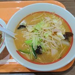 幸楽苑 - 味噌野菜らーめん半チャーハンセット（780円＋税）