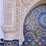 La Mosquée de Paris - 庭見学　華麗です