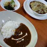 シャムロック - カレードリアとスパイスカレーの２ショット