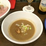 麺屋みつば 芽吹き ル.ブルジョヌマン - つけ汁