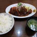 洋食の朝日 - ビフカツ　1300円