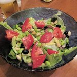 あずまし亭 - おまかせサラダ2016.09.26