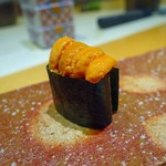 鮨 土方 - 【2016.8】バフンウニ軍艦