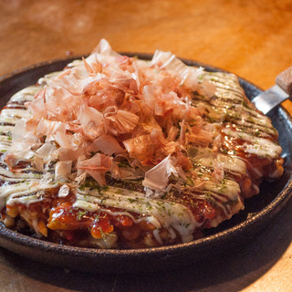 We are proud of our exquisite Okonomiyaki from Osaka!