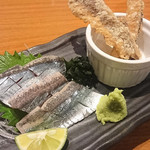 Uehommachi Washoku Izakaya Kirakuya Isuzu - 秋刀魚の刺身