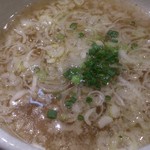 つけ麺一燈 - 月曜限定「豚清湯の淡麗つけ麺」(つけダレ)
