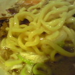 ラーメン長山 - 味玉ラーメンの麺UP