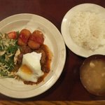 レストラン 横浜亭 - ハンバーグチョイスセット（カニクリームコロッケ）