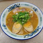 にぼし家 - 煮玉子ラーメン（650円）2016年9月