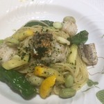 アルポルト神戸 - 2016.9ハモとししとうのパスタ