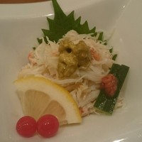函館うに むらかみ 日本生命札幌ビル店 - 毛蟹ほぐし身かに味噌
                    