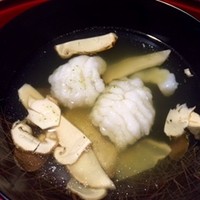 徳うち山 - もちろん、お椀は、鱧と松茸！！