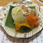 板 石山光一 - 炊き合わせ（蕪羅 + 里芋 + 冬瓜 + 南瓜 + 人参）