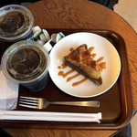 STARBUCKS COFFEE - アイスコーヒー＆アップルパイ