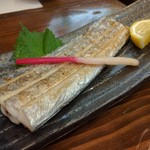 旬魚菜 しら川 - 太刀魚塩焼き